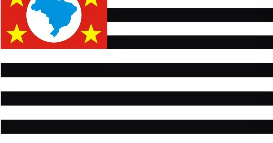 Vetor Bandeira do Estado de São Paulo