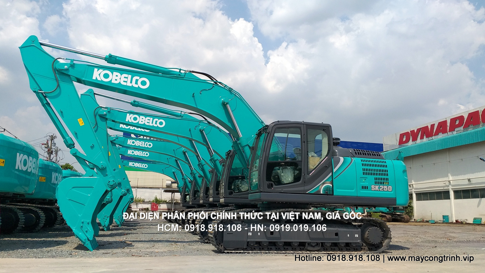 Máy xúc đào Kobelco ( Máy đào, Máy xúc ) SK250-10, gầu 1.2 m3 - 1.6 m3