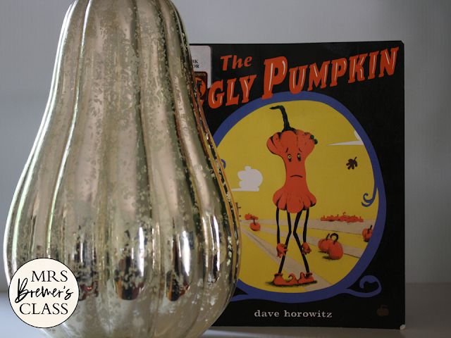 Ugly Pumpkin book study unit Common Core literacy companion activities fall Halloween K-1