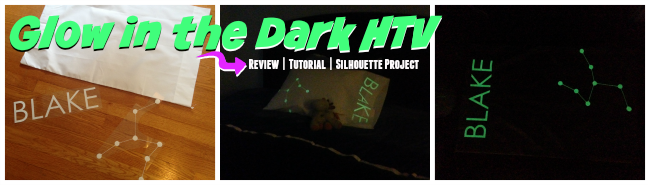 Glow in the Dark HTV Review & Tutorial (5 Minute Silhouette Project Idea) -  Silhouette School