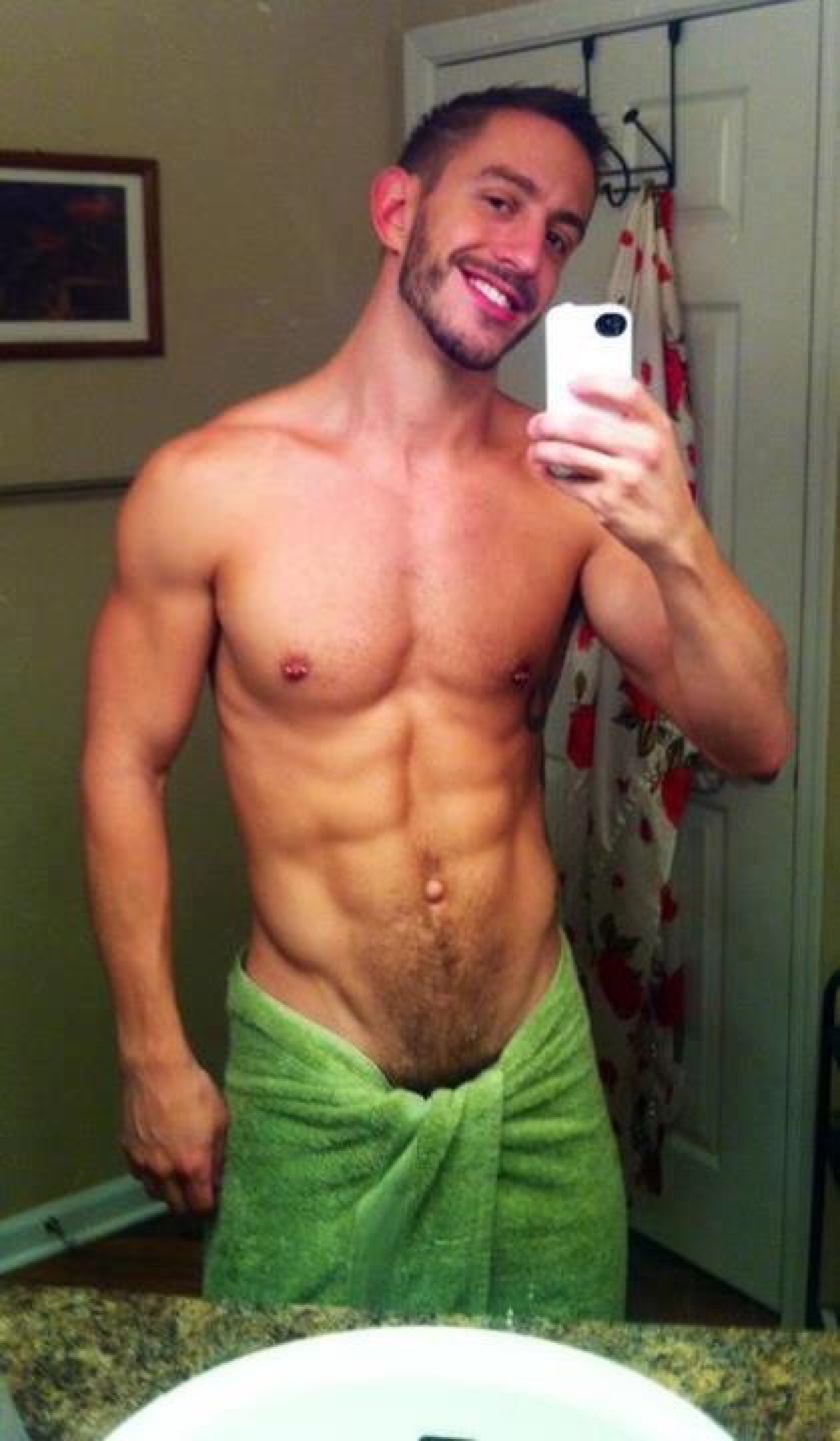 Sexy male selfie