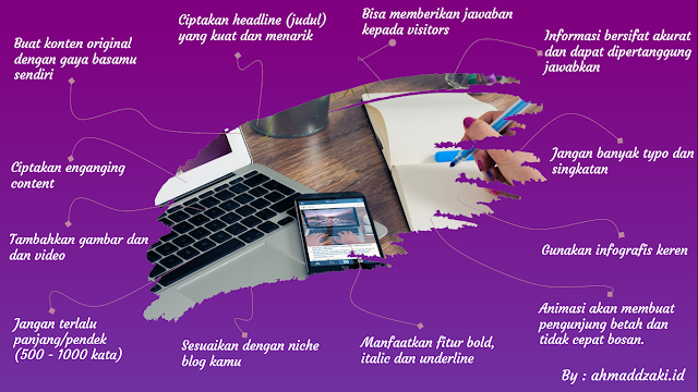 Membuat konten berkualitas Membuat konten berkualitas