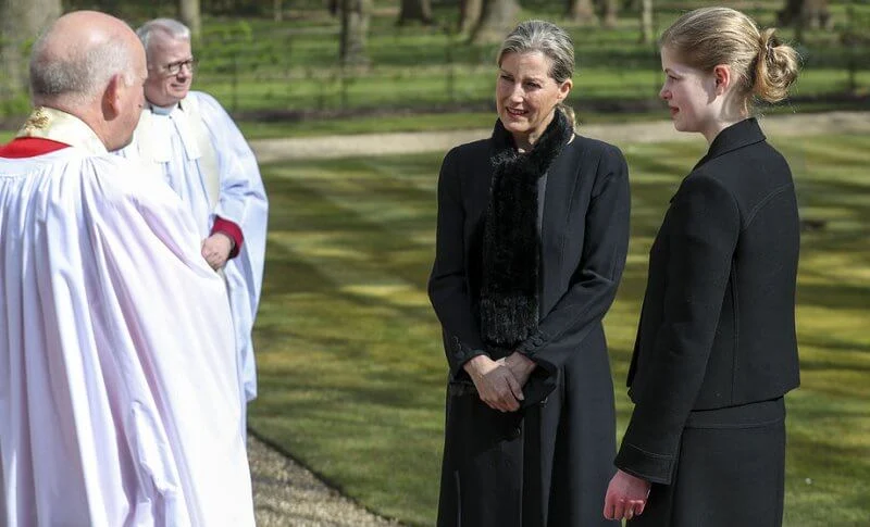 The Earl and Countess of Wessex and Lady Louise Windsor attended Sunday service