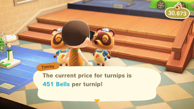 Selling Turnips On Animal Crossing: New Horizons Week 7