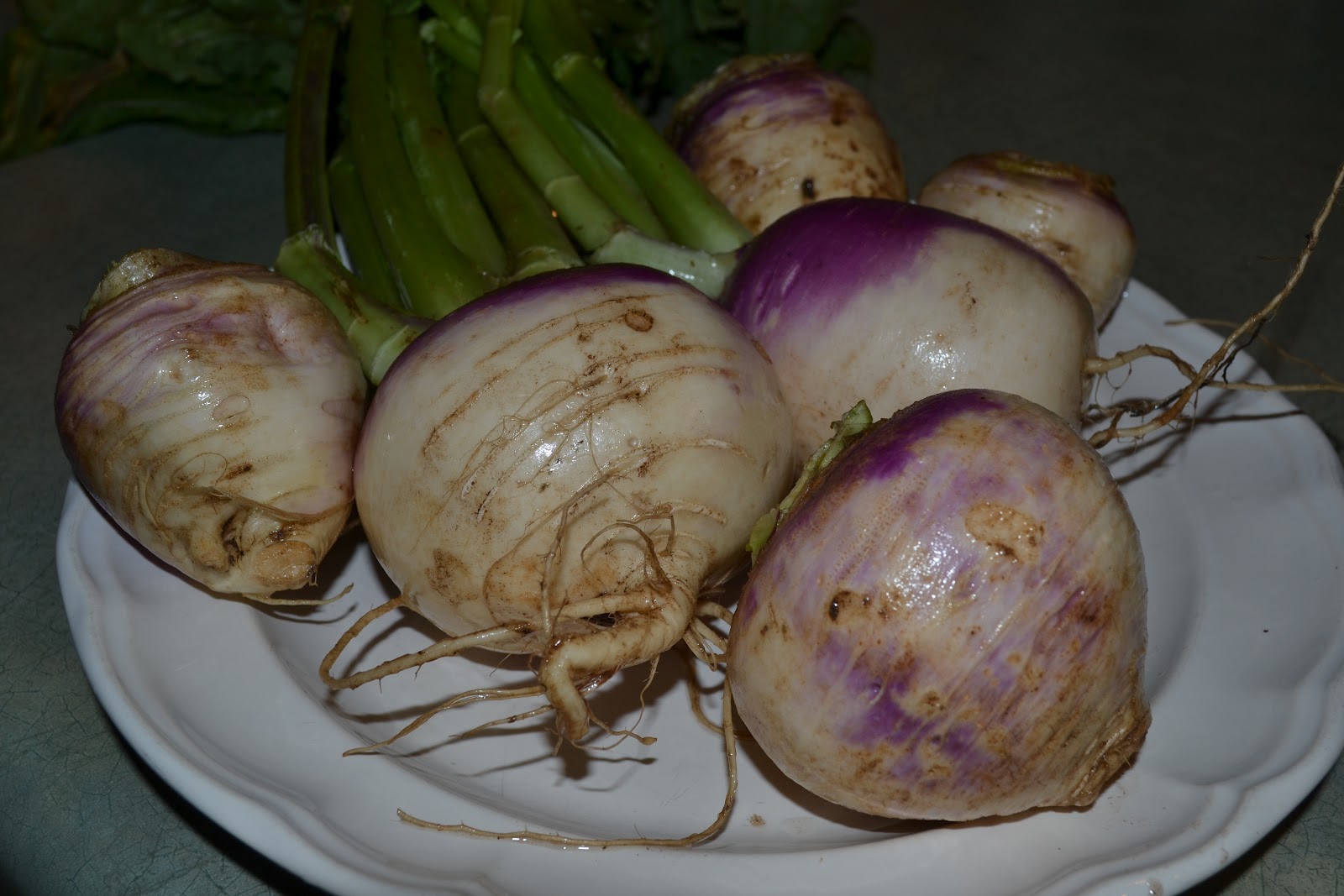 Upbeet Living Gingery Chinese Soup with Turnips and Turnip Greens