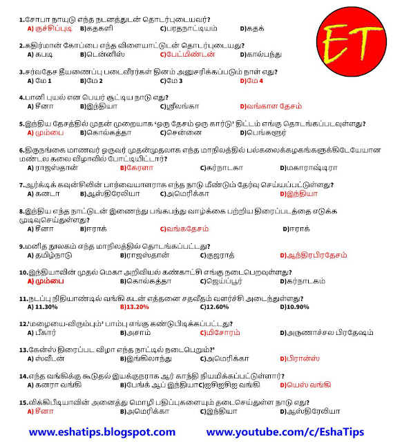 Current Affairs Multiple Choice Questions with Answers Free Download