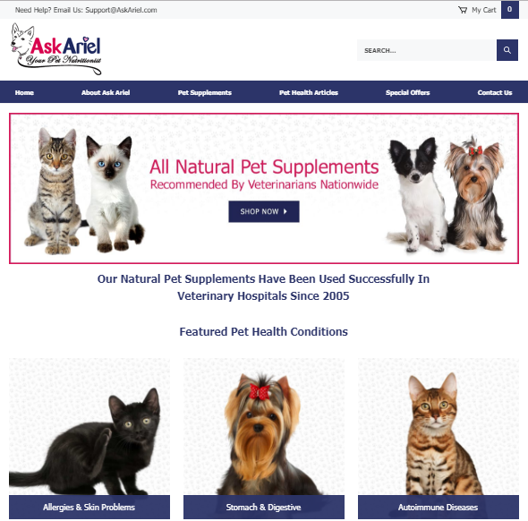 New site Launched Holistic Vet and Pet Nutrition Journal