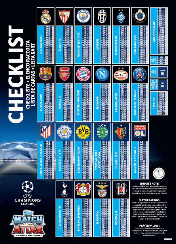 Mats Rits Club Brugge KV Champions League 19 20 2019 2020 Sticker 524