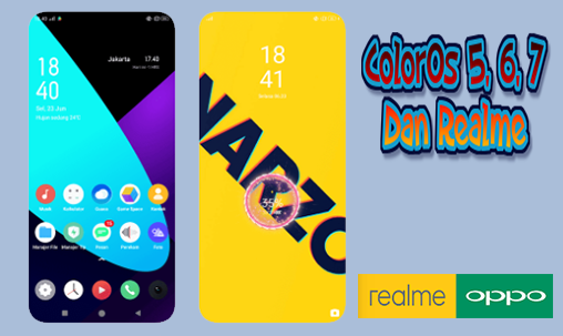 Realme Narzo UI Tema Oppo ColorOs 5, 6, 7 Dan Realme