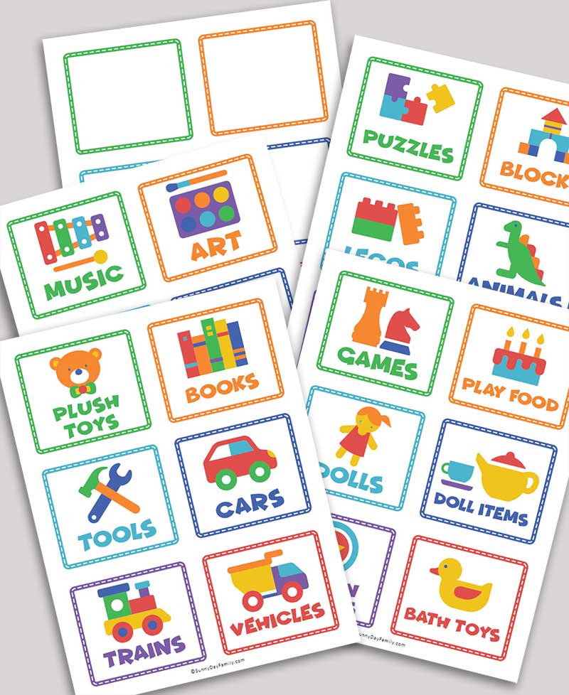 Free Printable Toy Bin Labels Free Printable Toy Bin Labels