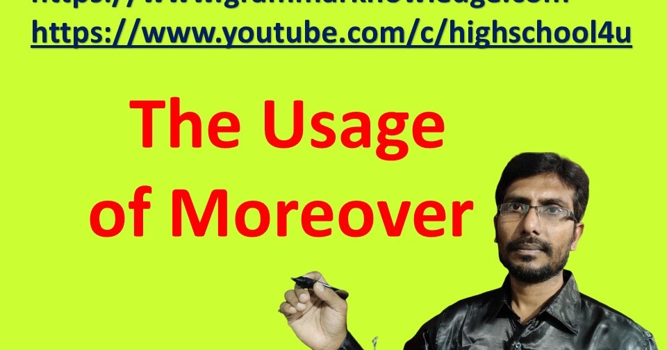 How to Combine The Sentences With Moreover