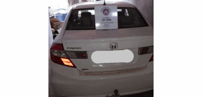 PM apreende carro com suspeita de adulteração na numeração do chassi  em Boninal 