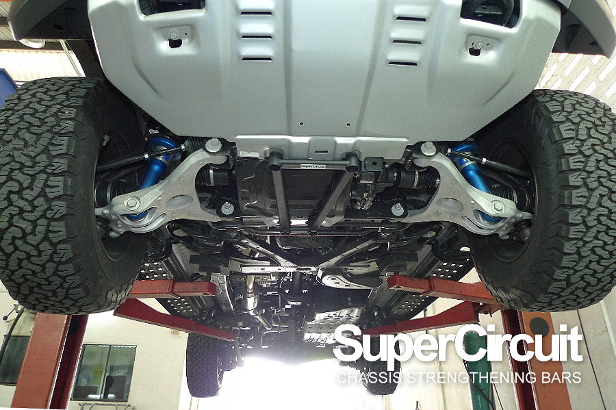 SUPERCIRCUIT CHASSIS STRENGTHENING BARS Ford Ranger Raptor Front