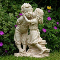 Estatuas de niños para el jardín