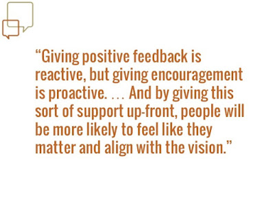 Giving positive feedback quotes