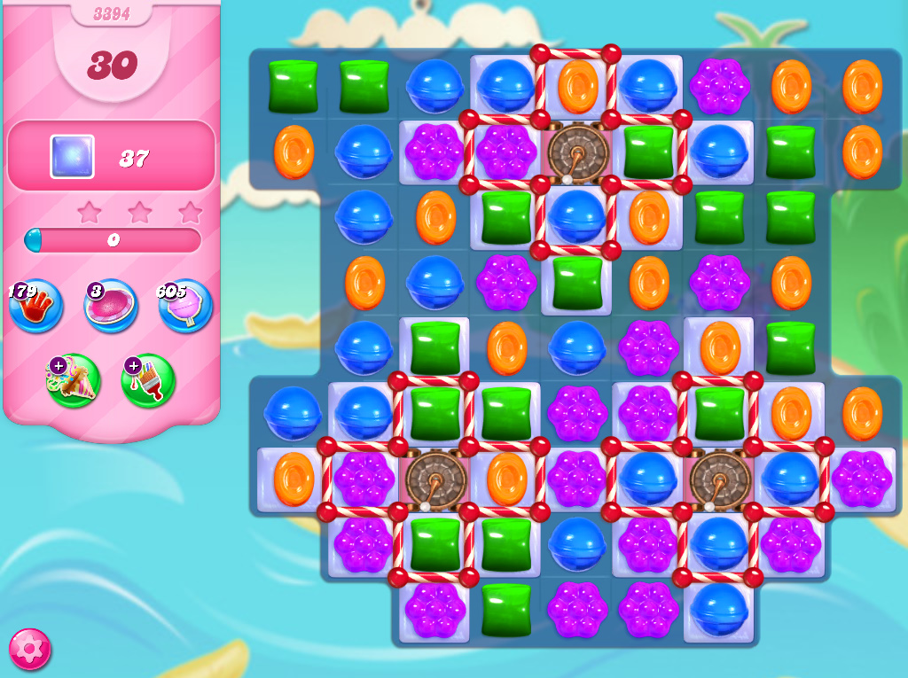 Candy Crush Saga level 3394 Candy Crush Saga level 3394