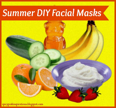 Summer DIY Facial Masks by spicypinksims.blogspot.com