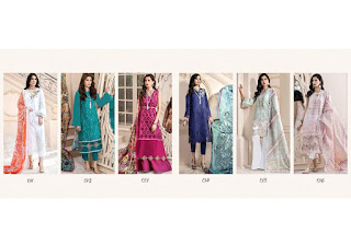 Kaara Suits mahe Noor Cotton Shiffly pakistani Suits wholesaler