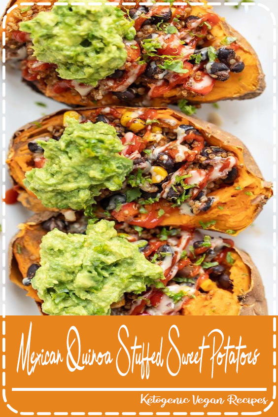 Mexican Quinoa Stuffed Sweet Potatoes - Healthy Eating Tips and Recipes