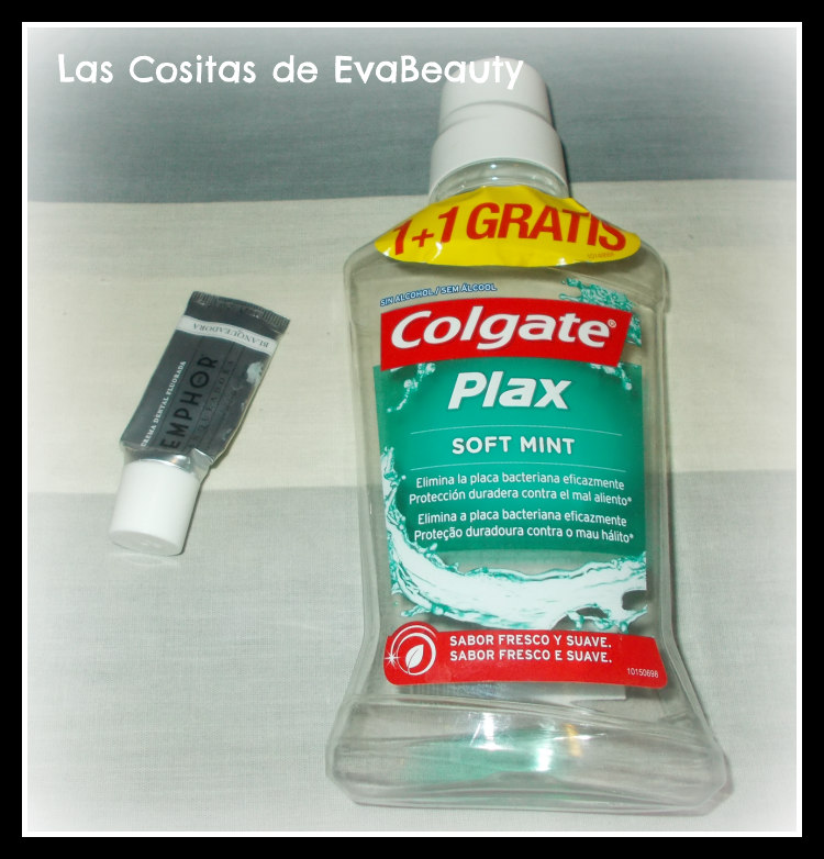 pasta dientes kemphor blanqueante y enjuague bucal colgate