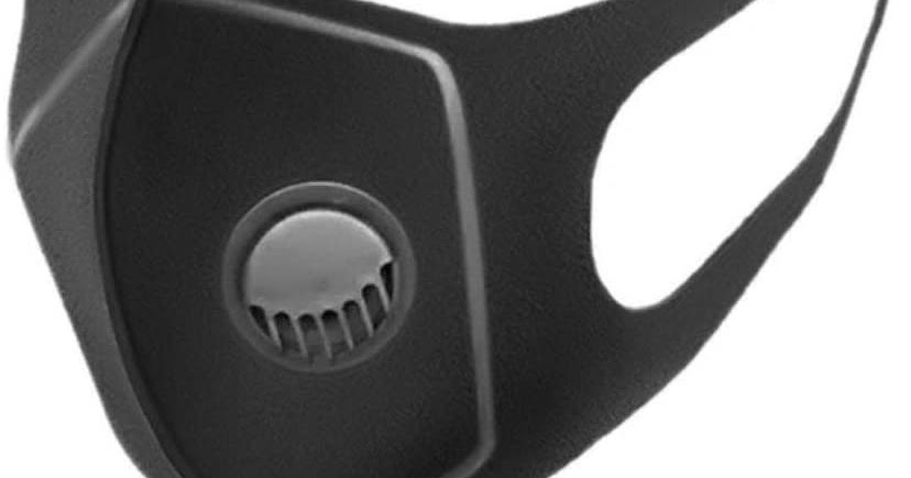 Cubierta De Máscara Facial Con Válvula De Respiración De Aire Dual