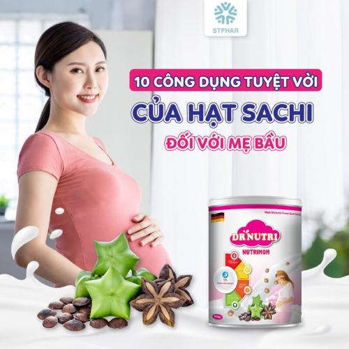 Sữa bột dành cho mẹ bầu Dr Nutri Mom 900g