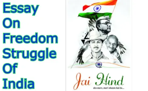 Essay On Freedom Struggle Of India