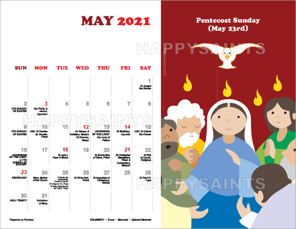 Happy Saints Happy Saints Liturgical Calendar