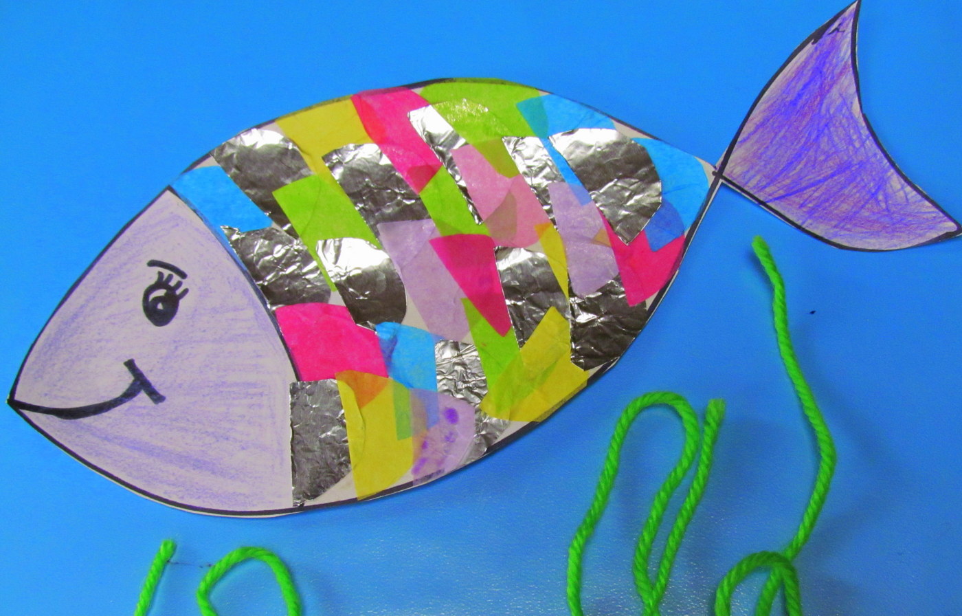 Learn To Grow Rainbow Fish Craft