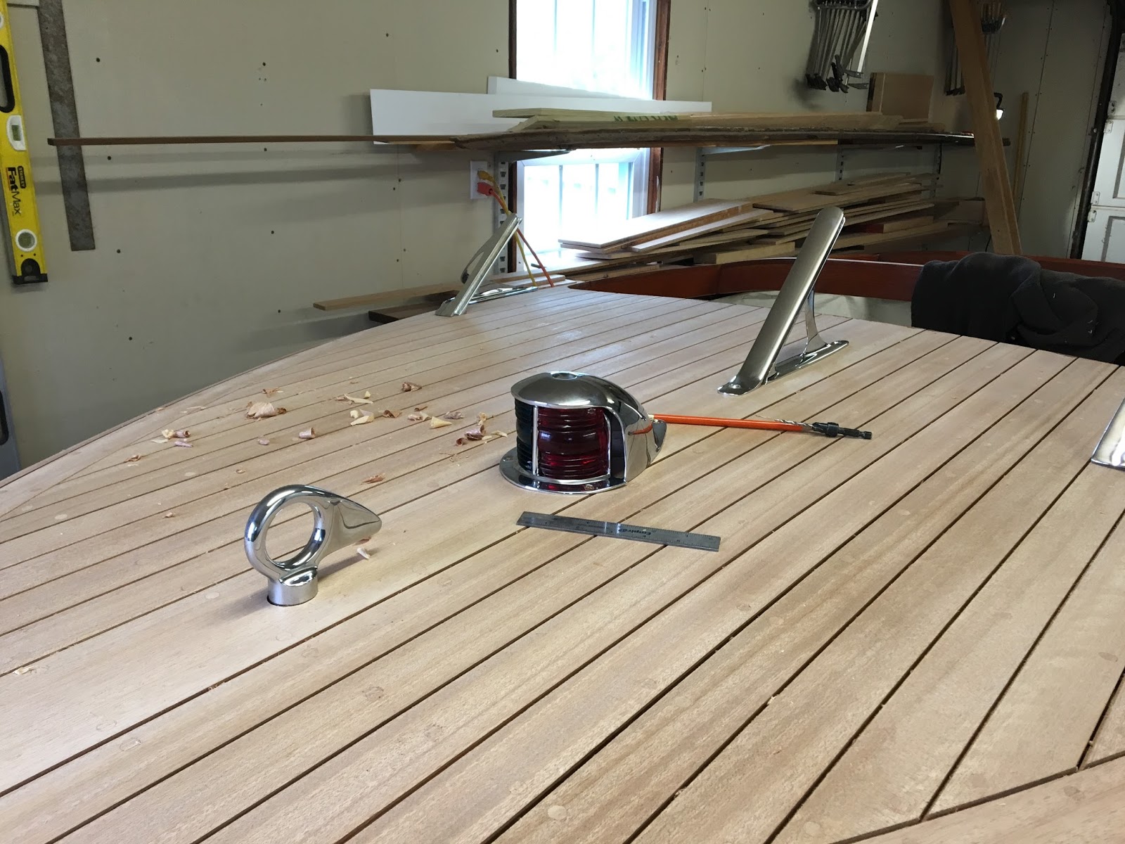 1940 Chris Craft Deluxe Deck hardware