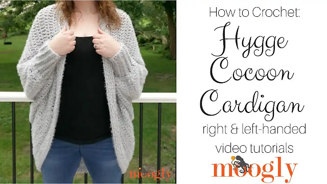 Cocoon Cardigan a crochet – tutorial paso a paso