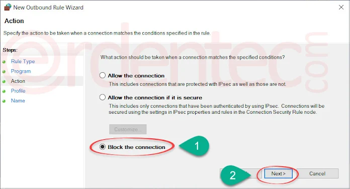 Block an Program to Internet Access