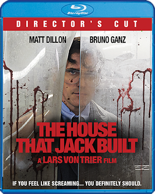 Cover art for Scream Factory's Blu-ray of THE HOUSE THAT JACK BUILT.
