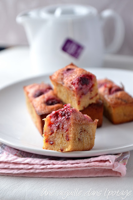 Financiers betterave-framboise de Christophe Felder