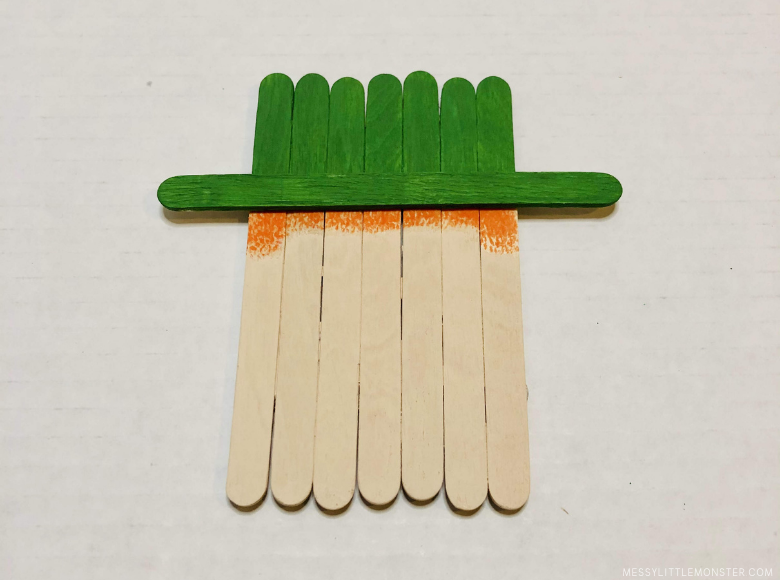 How to make a leprechaun craft from popsicle sticks