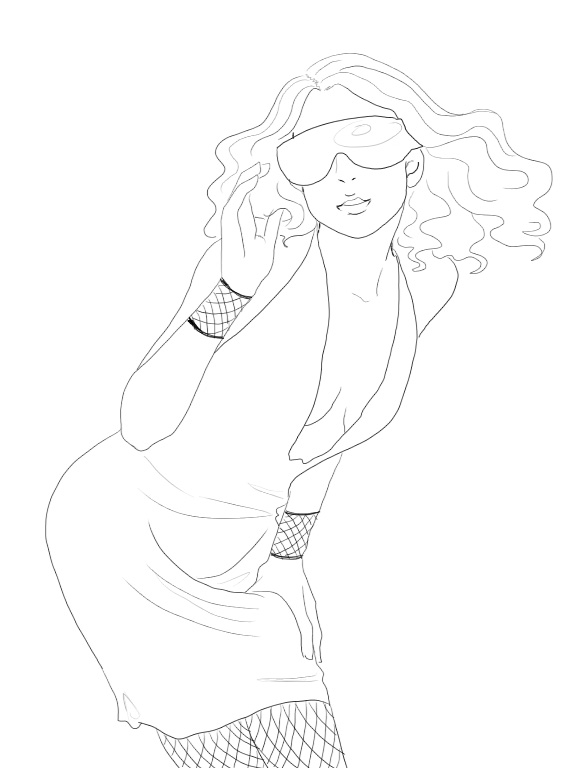 lady gaga coloring pages to print - photo #15