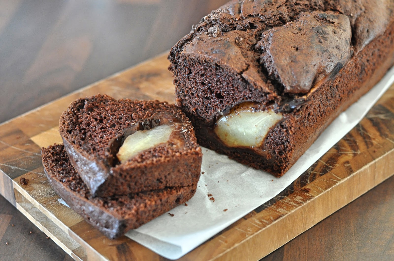 Chocolate, Cinnamon and Pear Loaf Cake Sophie Loves Food