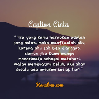 Caption Cinta Singkat