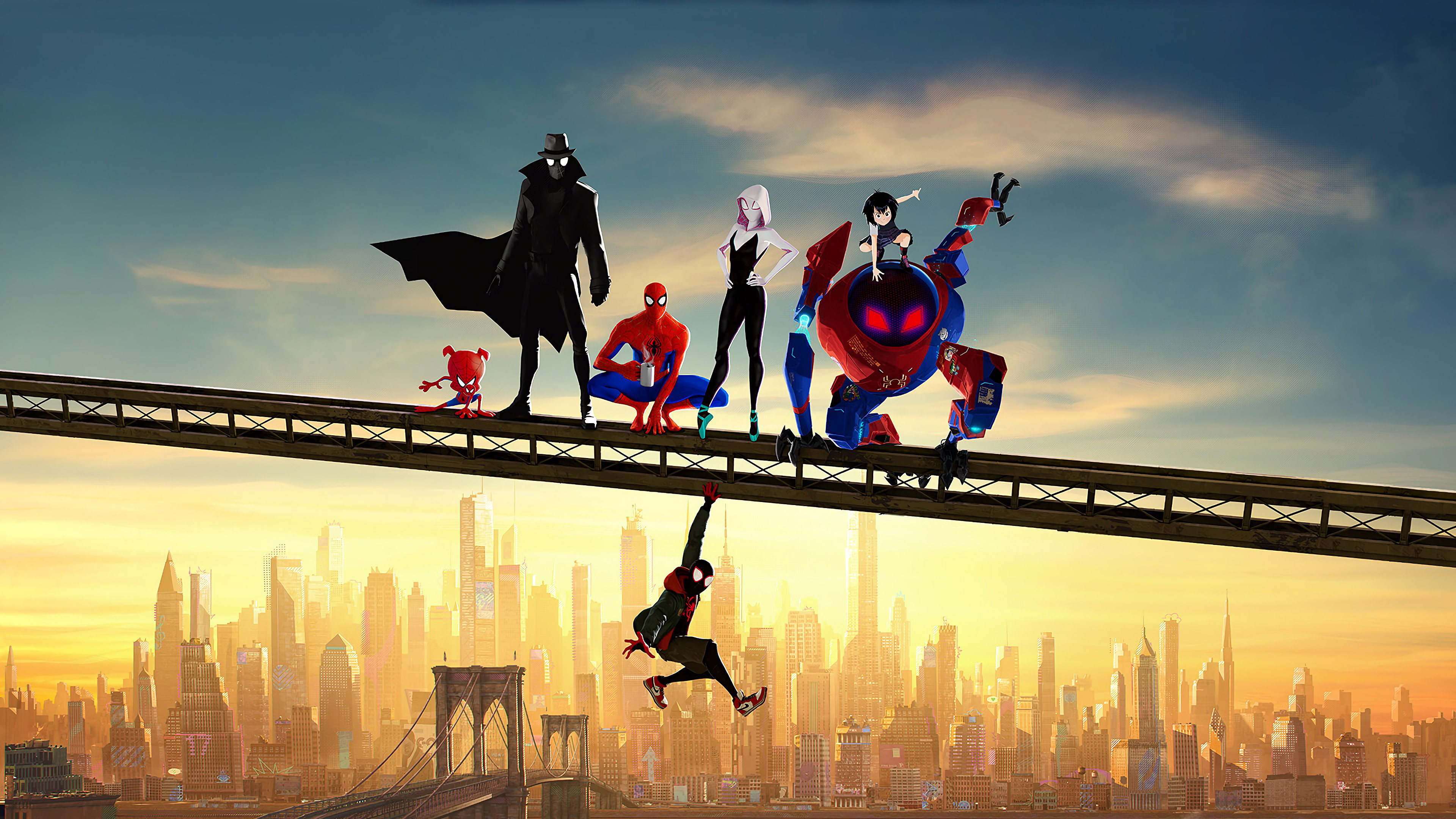 Spider-Man: Into the Spider-Verse Characters 4K Wallpaper #6