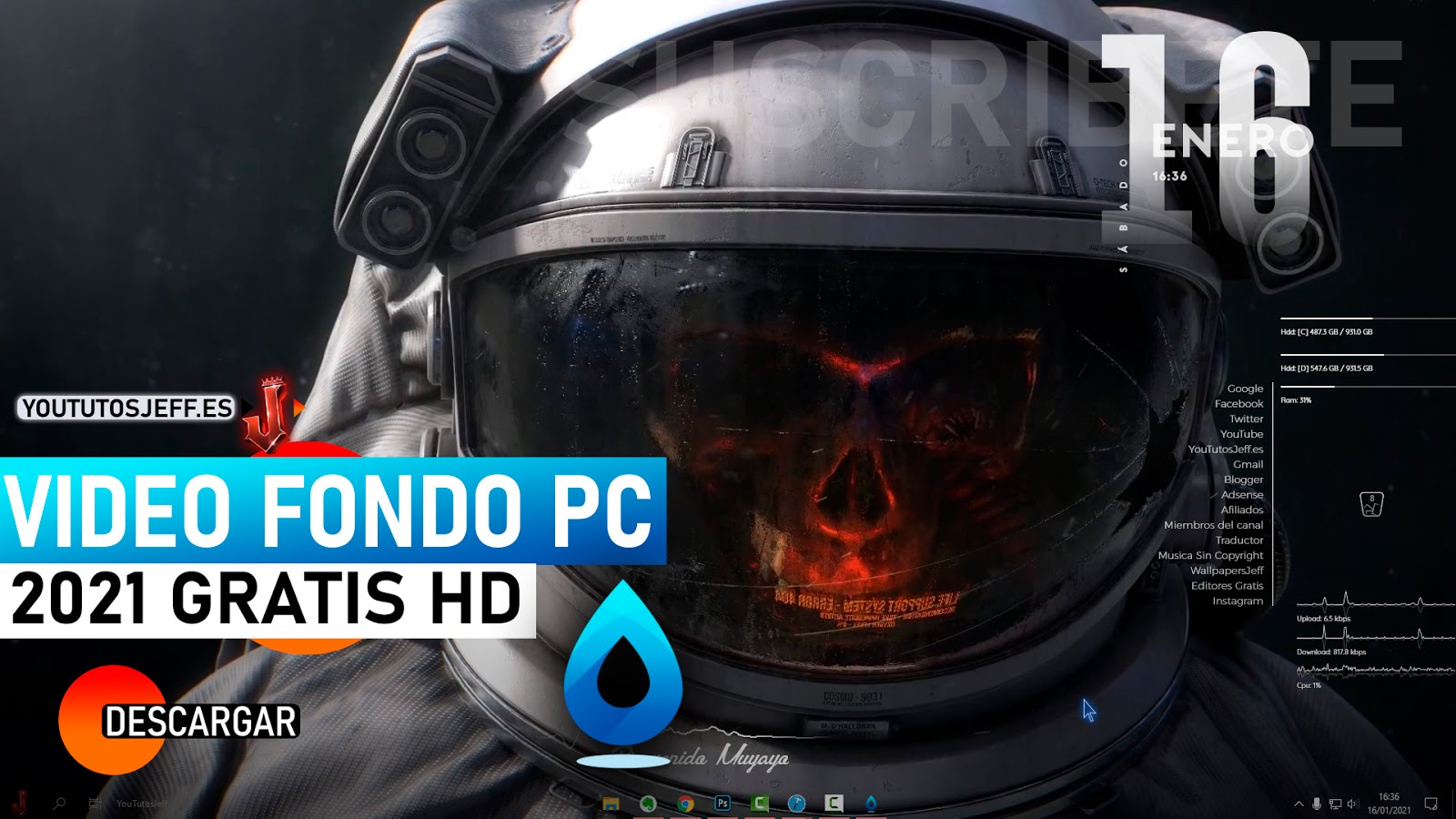 Como Poner un Video de Fondo de Pantalla PC 2021