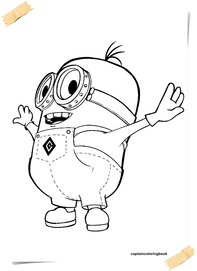 Minions Coloring Pages free - Coloring Page
