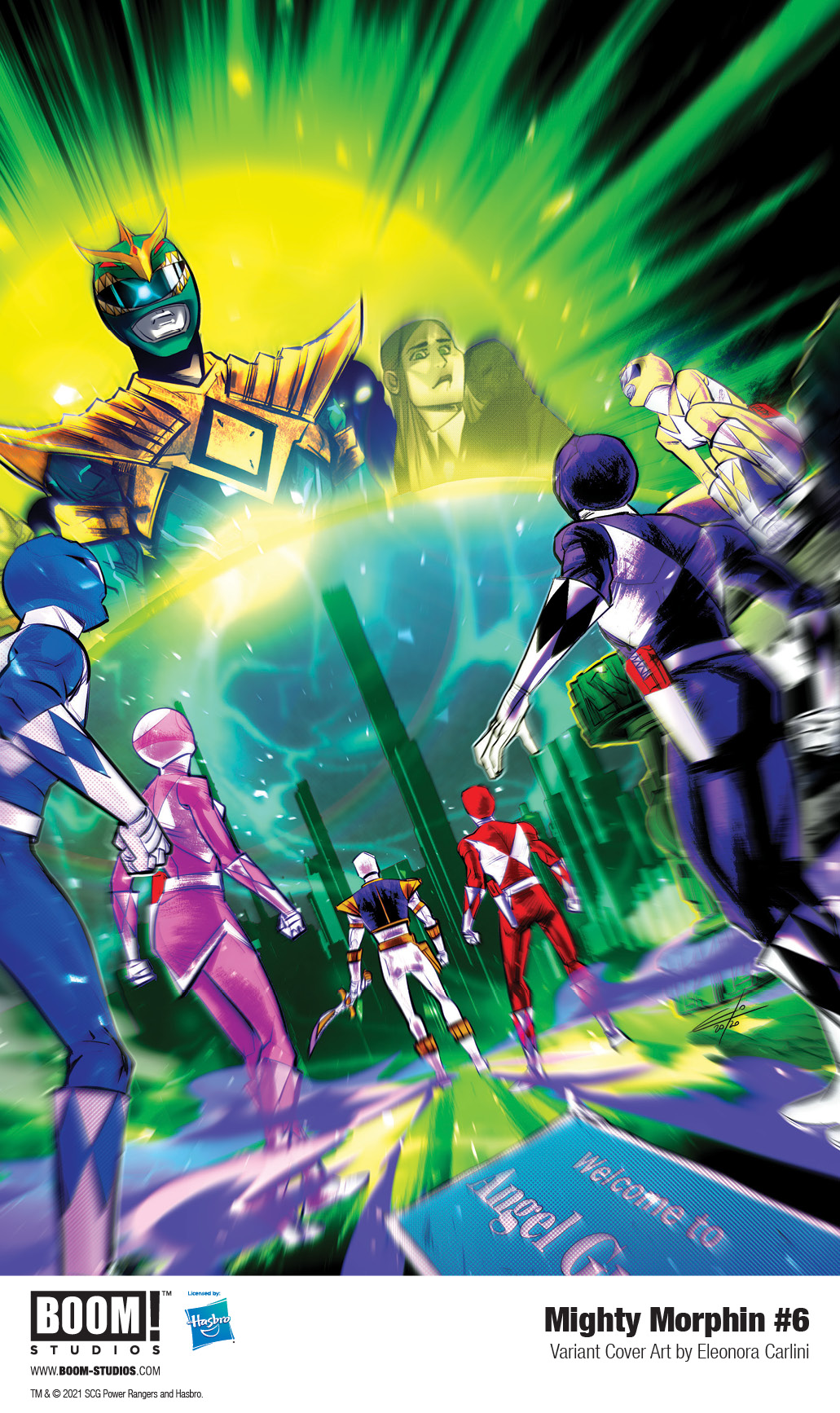Mighty Morphin #6 2021 Bon Bernardo Variant 9.6-9.8 Mighty Morphin #6 2021 Bon Bernardo Variant 9.6-9.8