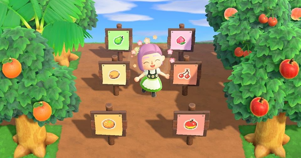 Fruit Signs Animal Crossing New Horizons
