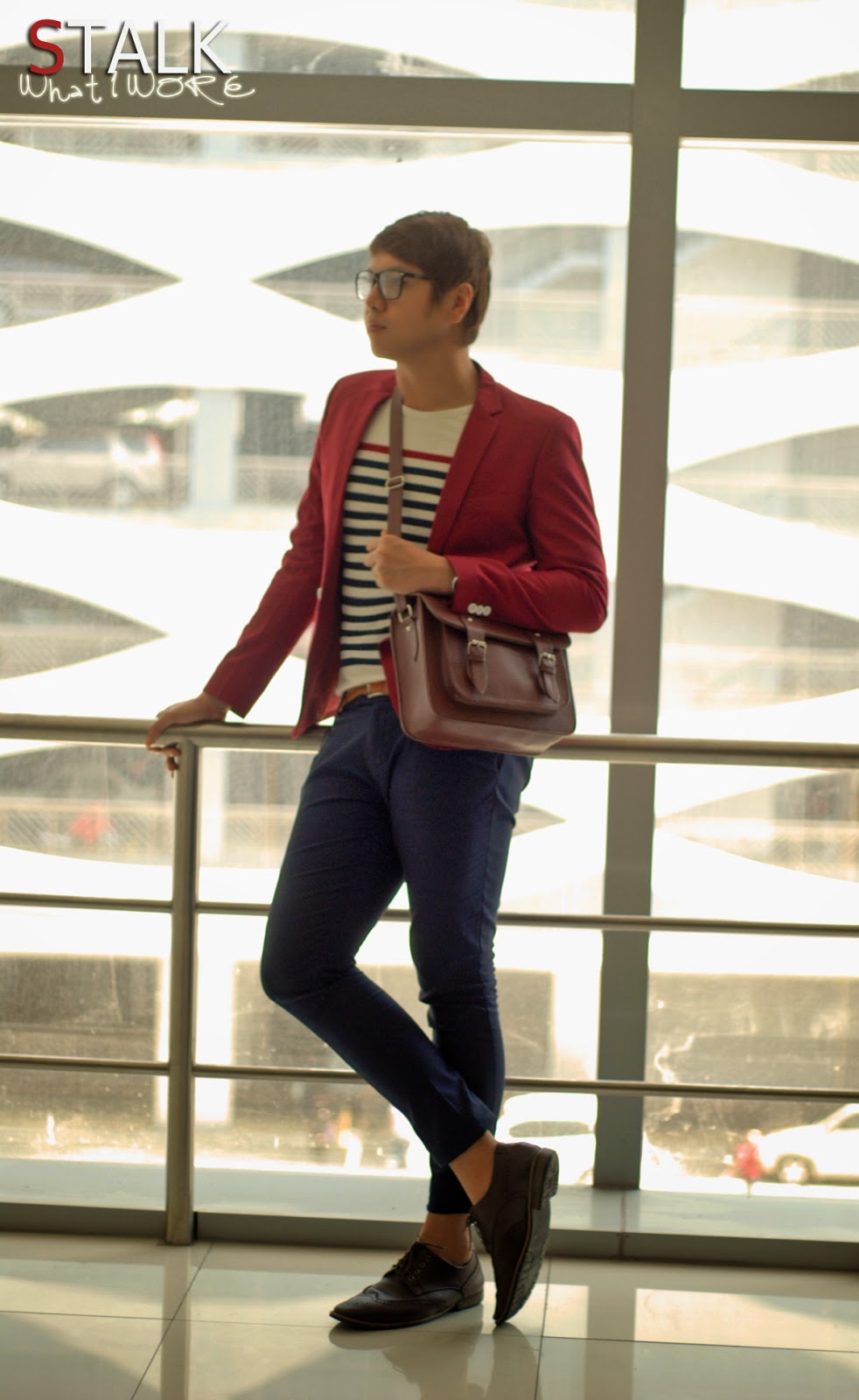 STALK ONLINE MAGAZINE: What I WORE: Maroon Coat + Brown Leather Bag ...