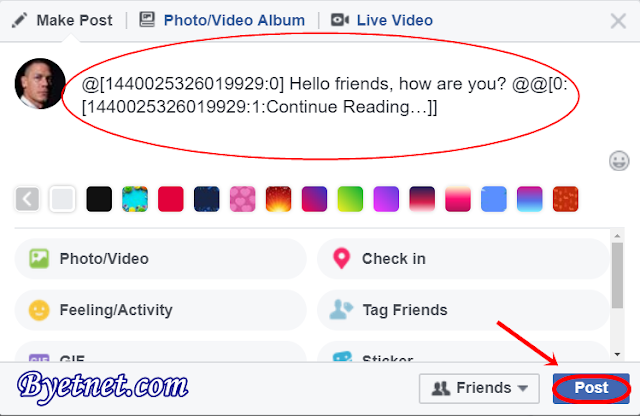 make a post using this trick make a post using this trick