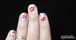 april nail challenge flowers