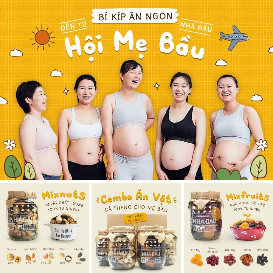 [A36] Mix hạt dinh dưỡng giúp Mẹ Bầu hết mệt mỏi