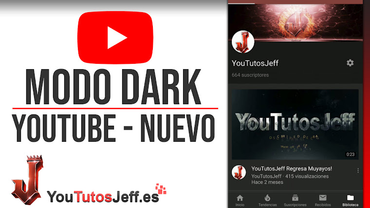 Activar Modo Dark en Youtube App - Nueva Función