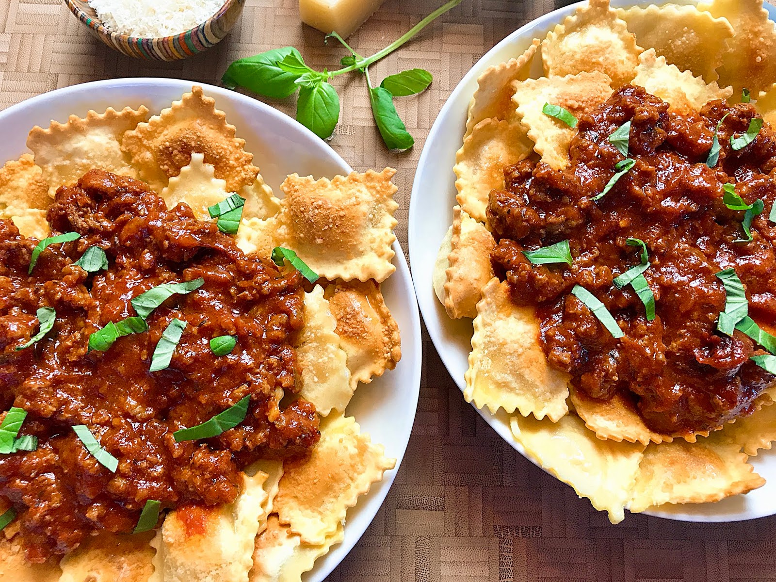 Toasted Ravioli Bolognese