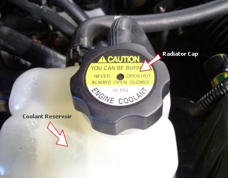 Ford taurus low coolant warning #1